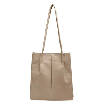 

Large-Volume Women'S Big Bag Style Korean-Style Simple Single-Shoulder Fashionable Handbag Tote Bag