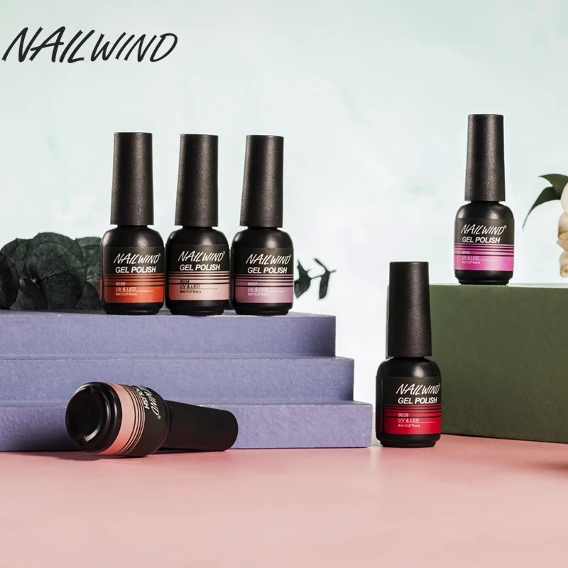 Nailwind Gel Nail Polish 8ml Semi Permanent Varnish Nail Art All for Manicure Need UV LED lamp Base Top coat Nails Gel Polish