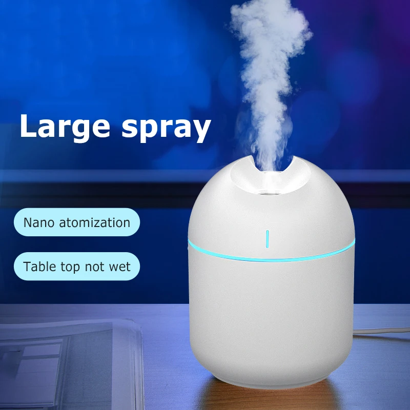 

200ML Ultrasonic Mini Air Humidifier Portable Aroma Essential Oil Diffuser USB Fogger Anion Mist Maker Purifier