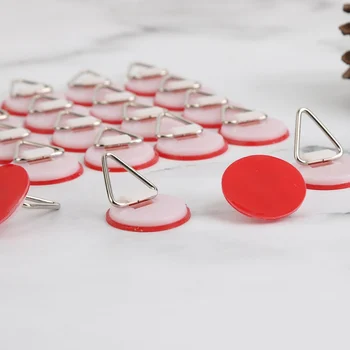 

20PCS Invisible Small Round Invisible Dish Hook Set Portable Self-Adhesive Plate Holder For Wall Plate Holder