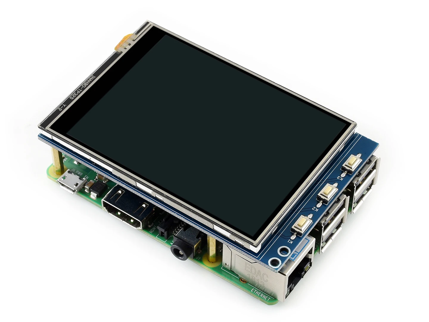 Módulo de Exibição Sensível ao Toque para pi - a + - b + Lote Polegada Rpi Lcd b Raspberry pi 320*240 Tft Tela 3b 2b + 3 Pçs - 3.2 - Imagem 4