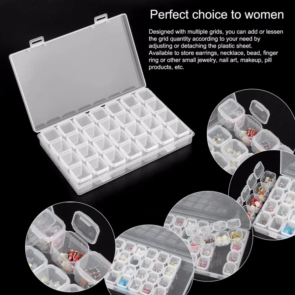 Good Buy Box Container Beads-Accessories Nail-Tool Storage-Case Rhinestone Crystal Clear Empty Yyp1oMOz5