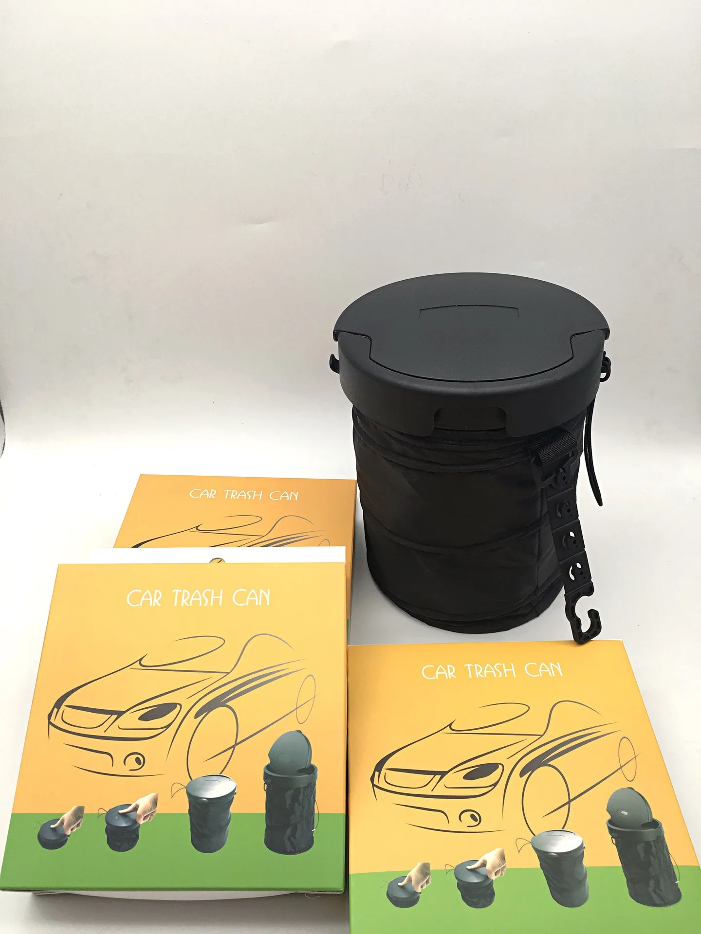 Напрямую от производителя Складной автомобильный мусорный ящик креативная коробка для хранения автомобильный ящик для хранения складной мусорный бак