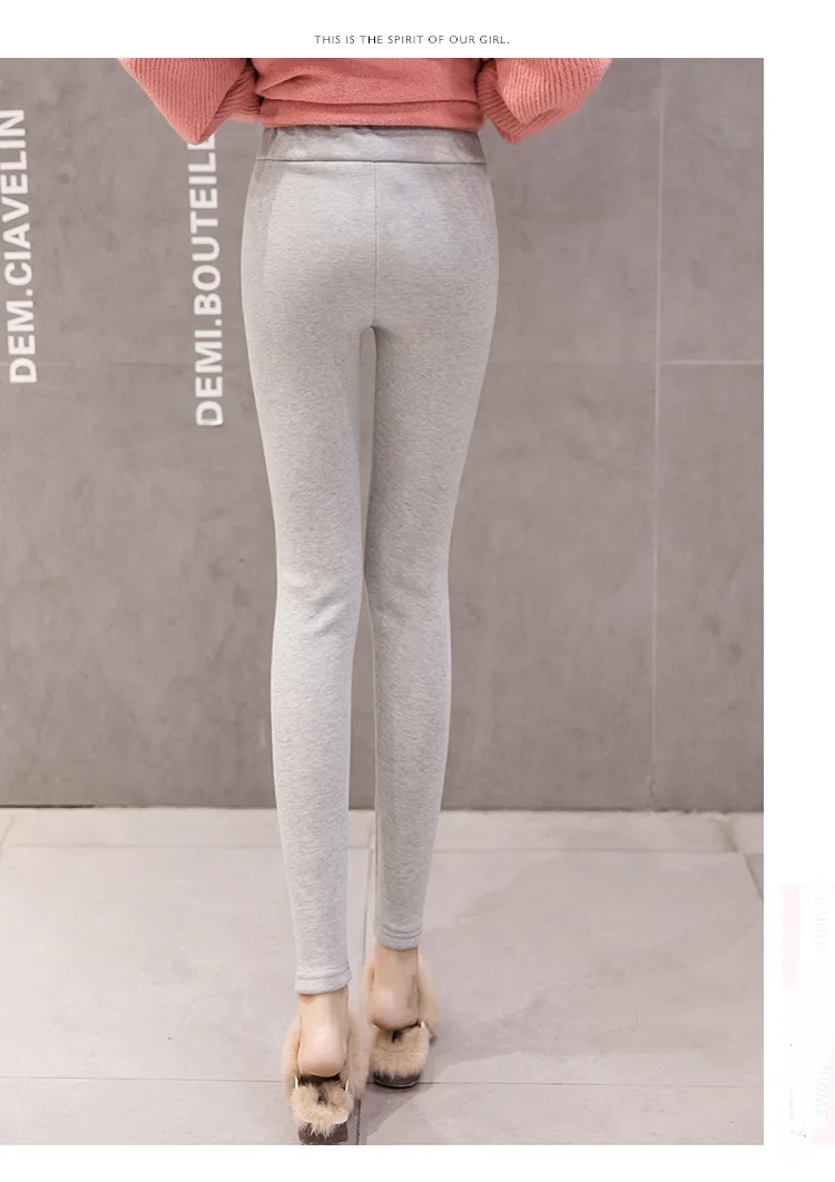 Maternity Leggings Winter Warm Trousers Plus Velvet Clothes Pregnancy Pants For Pregnant Women Thickened Leggings Grossesse