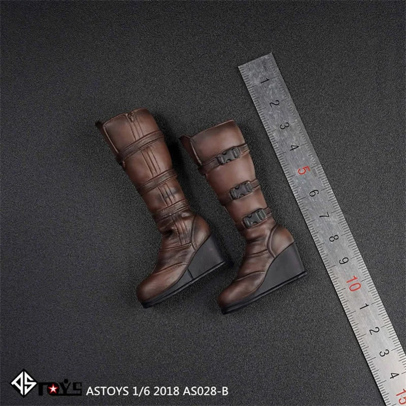 

Модель ASTOYS 1/6 женской солдатики AS028, трендовые высокие ботинки, Боевая обувь для большинства, коллекция фигурок кукол 12 дюймов
