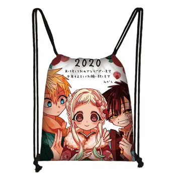 

Toilet-bound Jibaku Shounen Hanako-kun 3D Cartoon Kids Drawstring Bag Fashion Backpack Shopping School Traveling Party Bags Gift