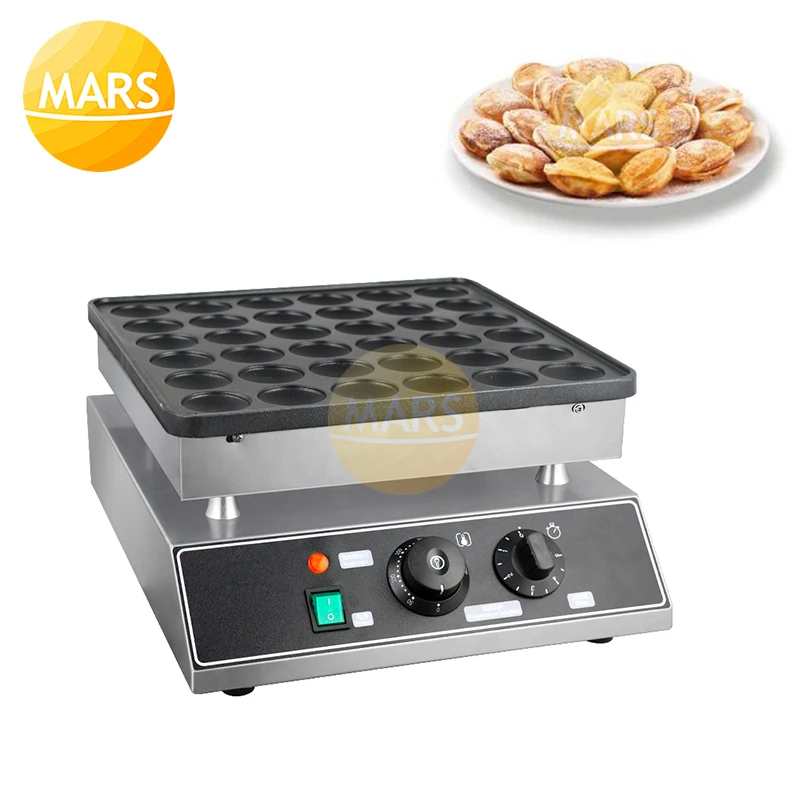 Машина для завтрака 36 отверстия Dorayaki блинница чугун Poffertjes Пан Мини машина