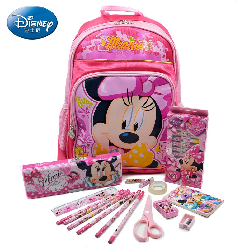 

Disney Mickey schoolbag luxury stationery gift box elementary school children's day prize gift set wholesale