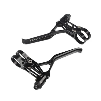 

1pair Universal Fit Handle Mount Aluminum Alloy Ultra Light V Shaped Bicycle Brake Lever Front Rear Outdoor Cycling Easy Install