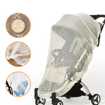 

Infants Baby Stroller Mosquito Net Safe Mesh Buggy Crib Netting Cart Mosquito Net Pushchair Full Cover Netting Stroller Accessor