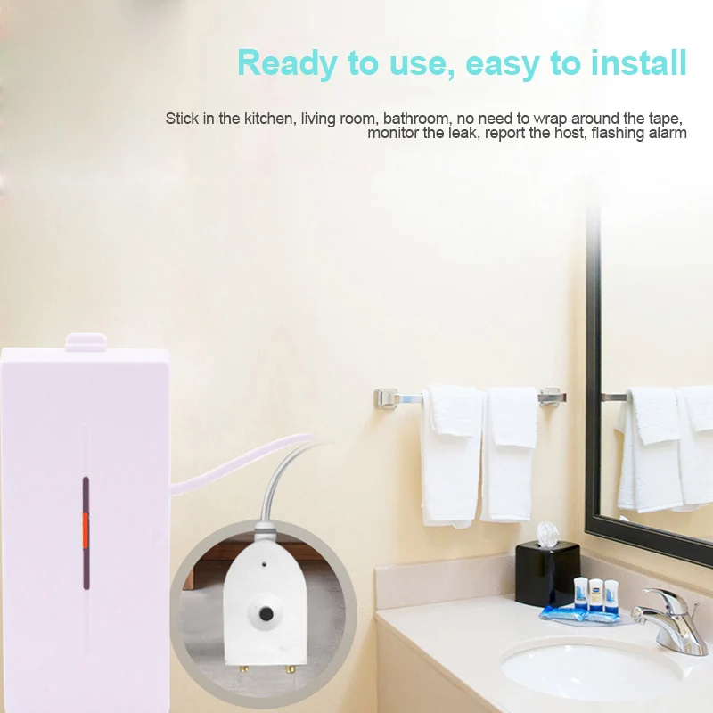 

Water Leakage Detector Low Power Consumption Water Level Alarm Device for Home ING-SHIPPING