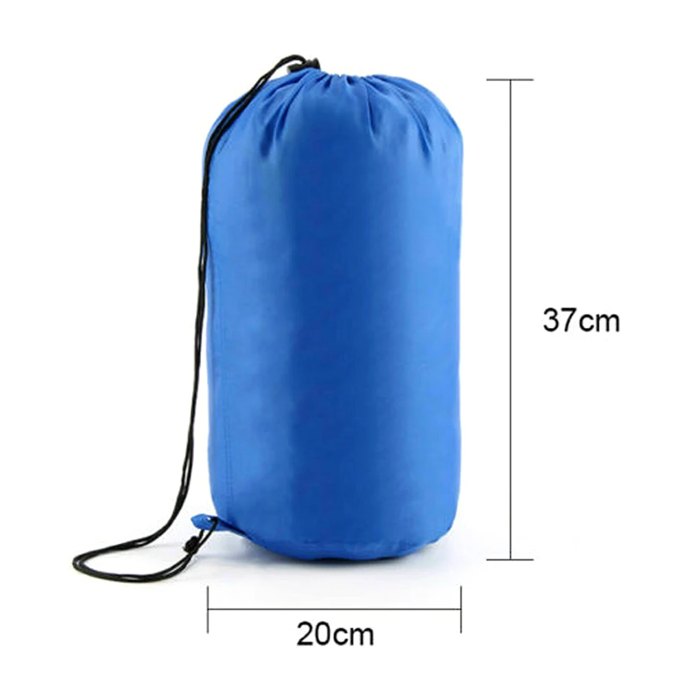 Camping Sleeping Bag Breathable Outdoor Travel Rectangular Sleep Sack 210x75x30cm 4 Season Warm Cold Envelope+ Backpacking