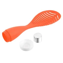 Милый лист узор рисовая ложка-сито стенд ковш посуда кухонный инструмент мука Совок антипригарный