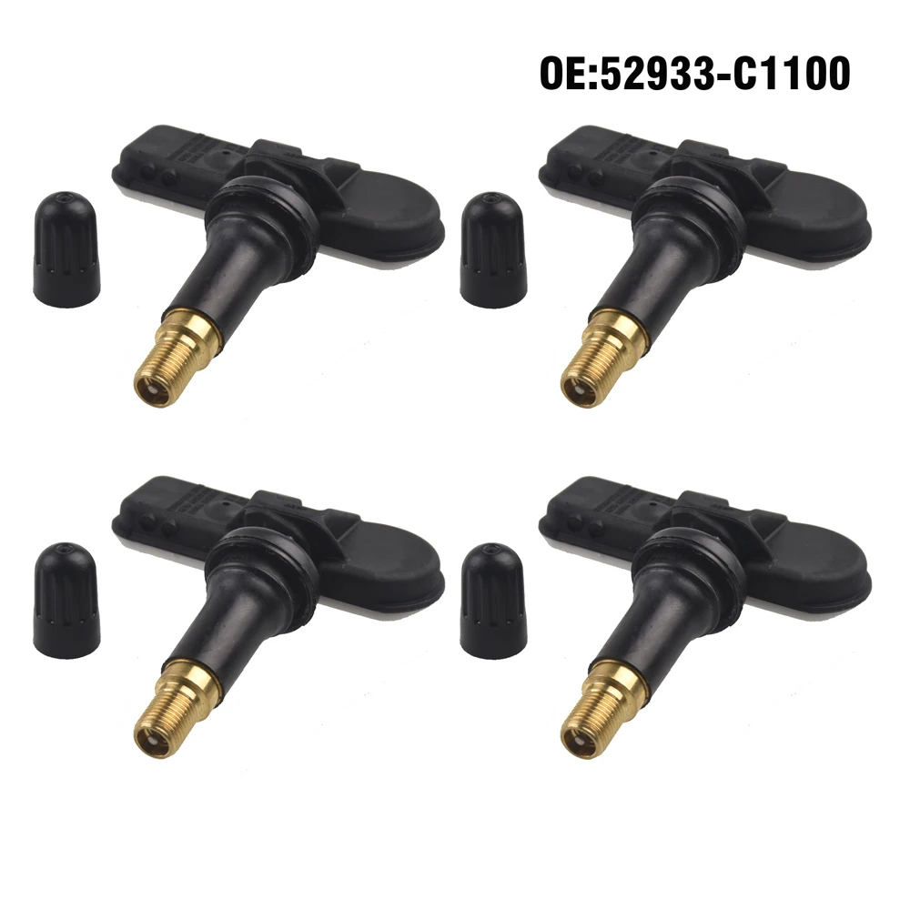 

4 PCS Car Tire Pressure Monitor Sensor TPMS 52933-C1100 for Hyundai Creta I20 IX25 Tucson I40 IX35 Sonata 2014-2018 IX35