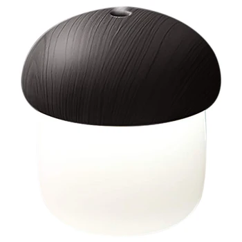 

HOT！-Portable Car Humidifier for Travel, Cool Mist Desk Personal Air Mushroom Humidifier with Night Lights, USB