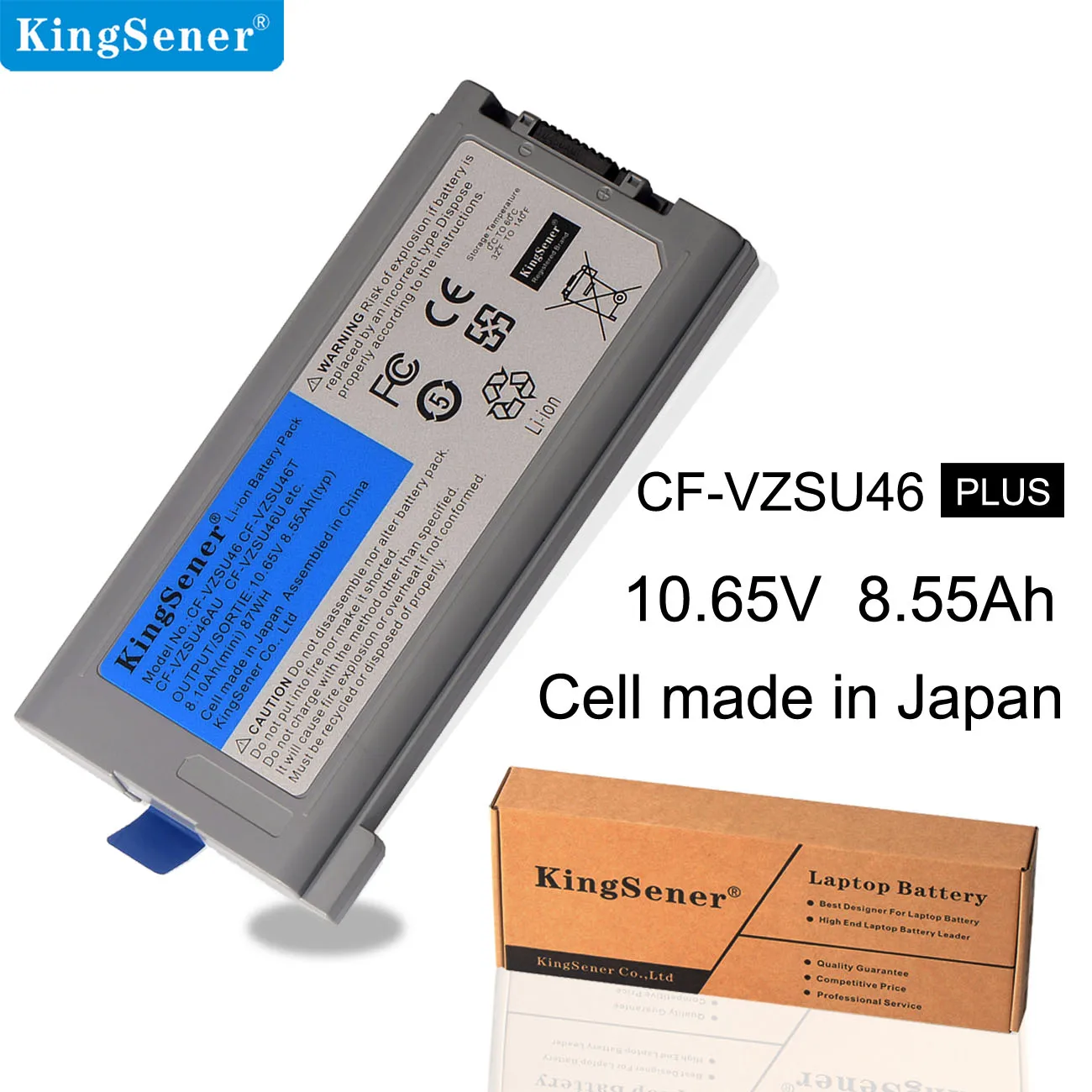  KingSener 10.65V 8.55Ah Laptop Battery CF-VZSU46 For Panasonic Toughbook CF-30 CF-31 CF-53 CF-VZSU4