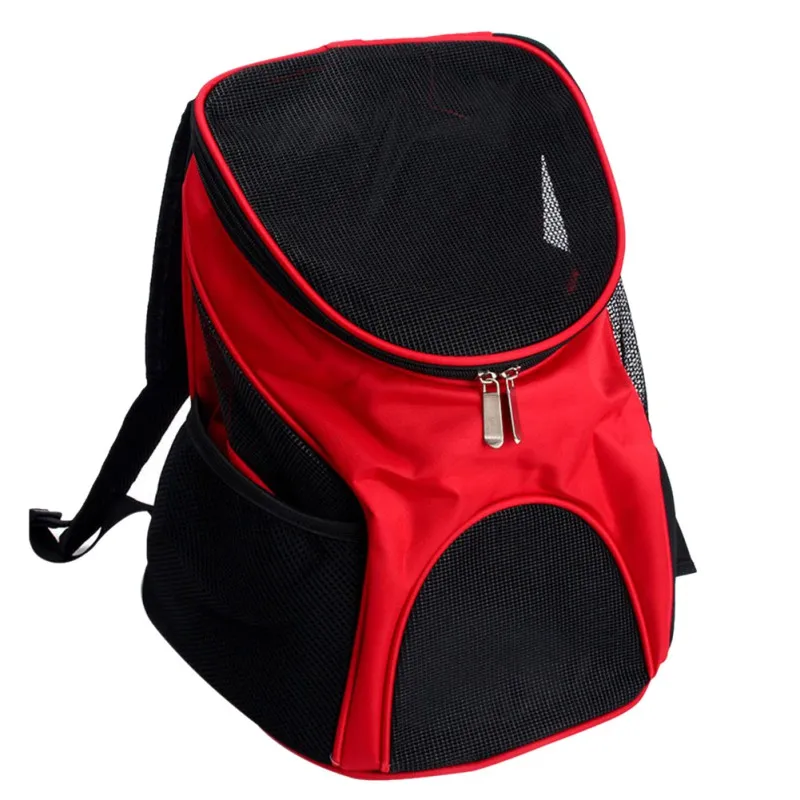 Переносная дышащая сетчатая сумка, сумка для домашних животных, сумка для переноски, рюкзак с дышащей сеткой для маленьких и средних собак - Цвет: R
