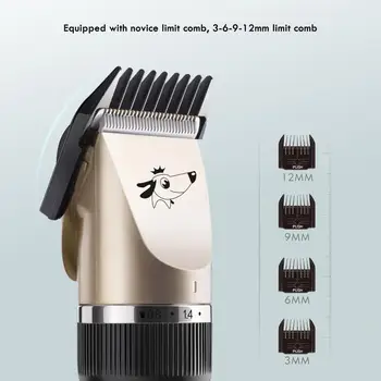 

Pet Clippers 1500Mah Dog Shaver Pet Electric Clipper Dog Hair Clipper Ultra-Low Mute Design Sharp Ceramics Tool 1 Set
