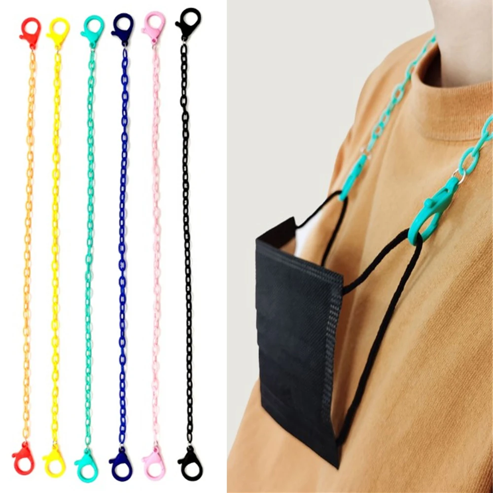 

New Acrylic Mask Lanyard Mask Storage Artifact Portable Mask Storage Chain Glasses Chain for Storing Masks Save Masks Holder
