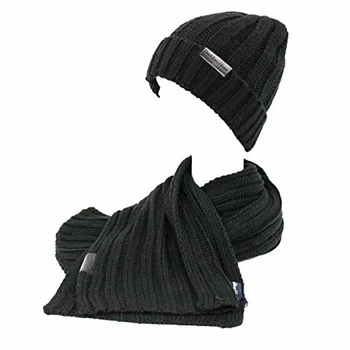 

GIANMARCO VENTURI Set sciarpa e cappello uomo 100% acrilico in box 71778 nero