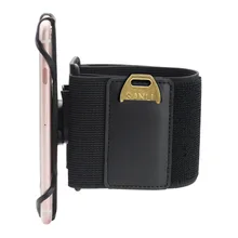 Спортивный Универсальный Эластичный Силиконовый ремешок для мобильного телефона, вращающийся на 360 градусов