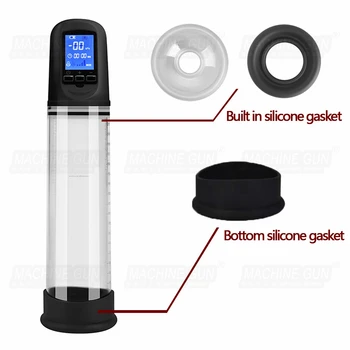 Electric Penis Pump Sex Toys for Men USB Charging Automatic Penis Extender Vacuum Pump Penile Enlarger Erection Male Masturbator 4