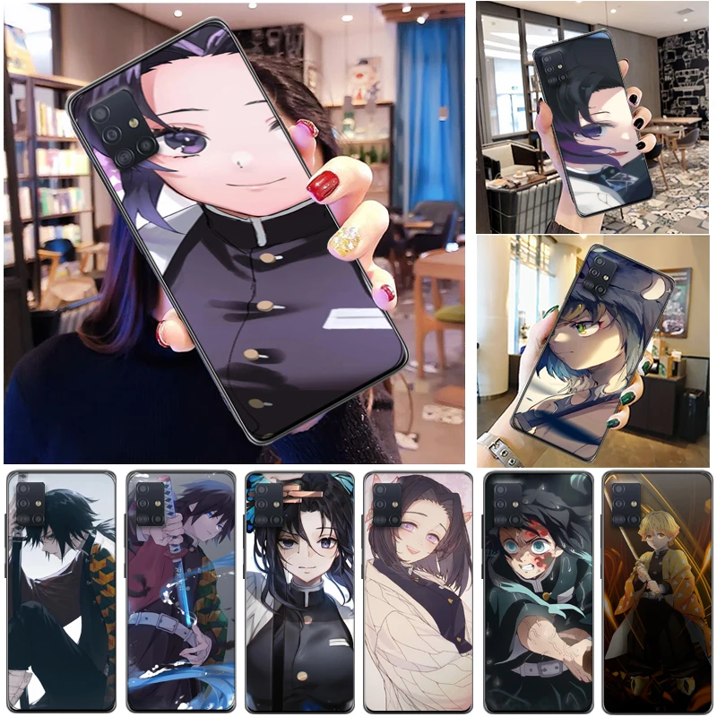 Demon Slayer Kamado Nezuko Tanjirou Kimetsu No Yaiba Phone Case For Samsung Galaxy A71 A51 5G Funda Cases Soft Cover | Мобильные
