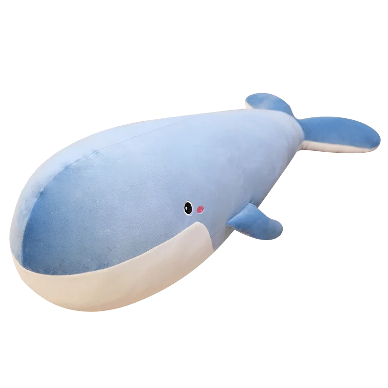 50~120cm Washable Soft Stuffed Whale Toy Ocean Animal Blue Black Underwater Giant Plushie for Children Birthday Gift | Игрушки и хобби