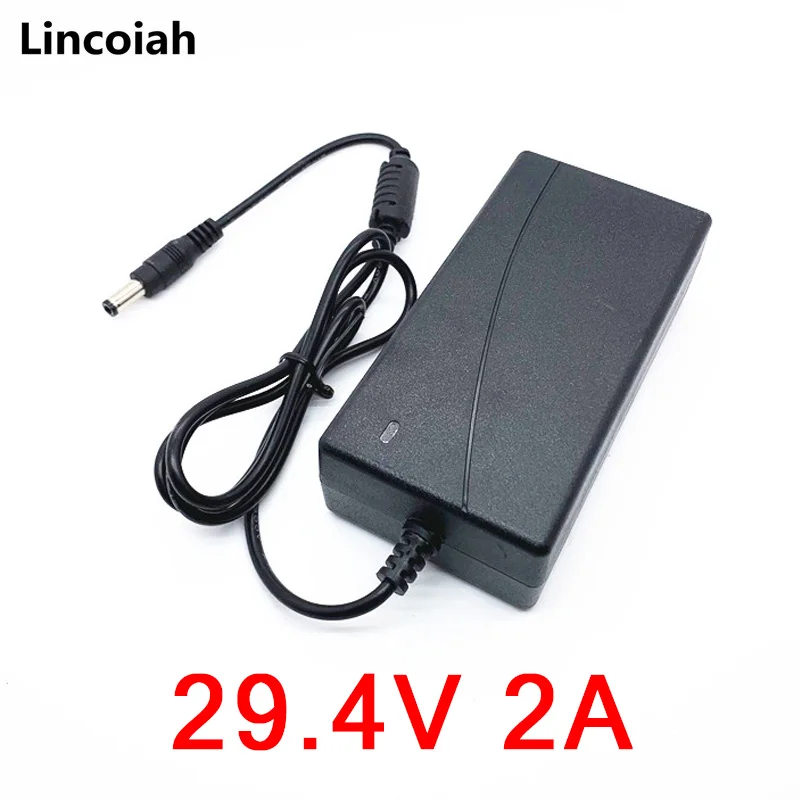 AC100-240V 29 4 V 2A литиевая батарея Зарядное устройство для 24V 25 2 9 электрический скутер