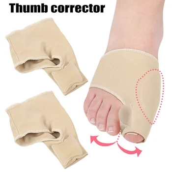 

1 Pair Toe Straightener Separator Foot Care Toe Support Sleeves for Men Women M2