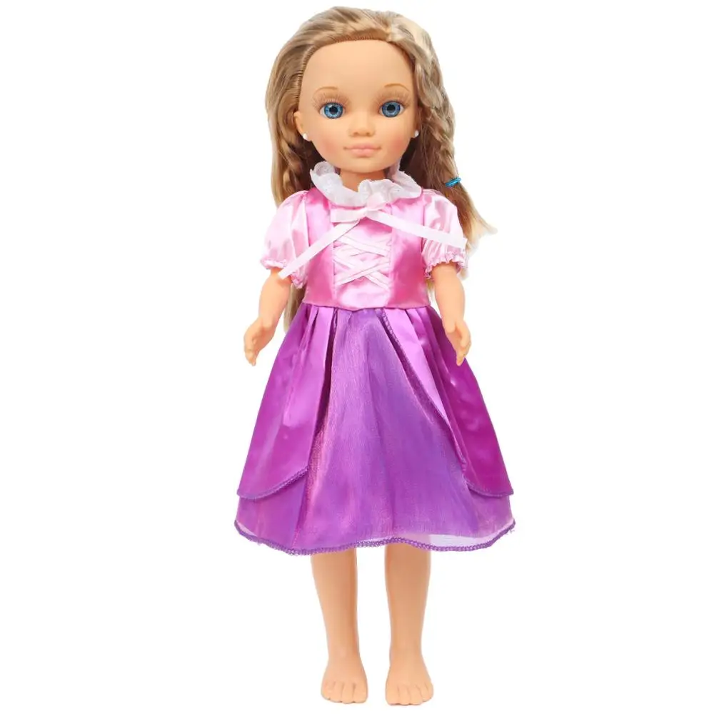 1 комплект, классическое сказочное фиолетовое платье принцессы, вечерние платья для косплея, одежда, аксессуары для куклы Нэнси, 16 дюймов, детские игрушки