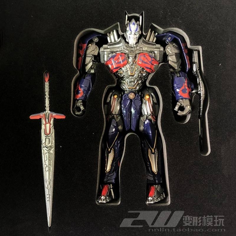 Wei Jiang робот Optimus сплав версия может быть сочетается со стальной тросик коммандер ПВХ Фигурки Модель игрушки куклы