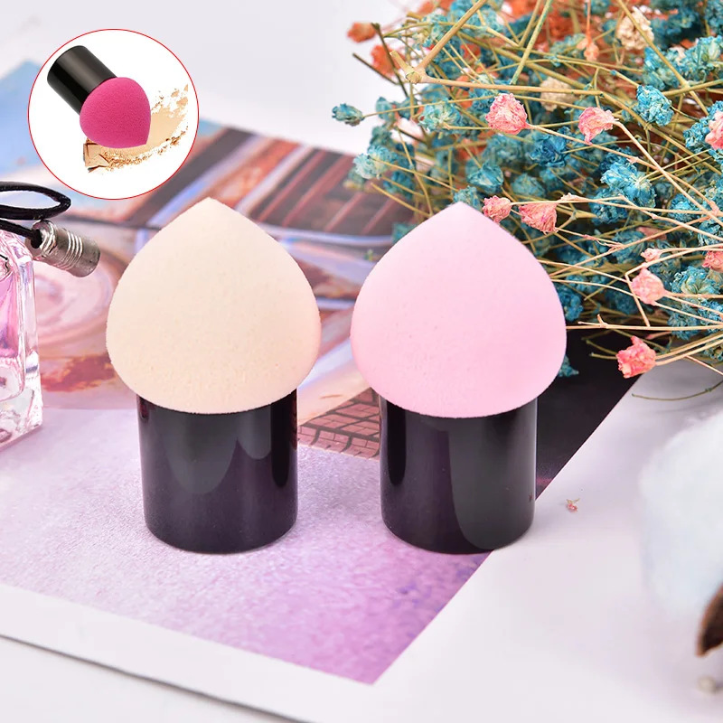 Новинка, 3 цвета, косметическая пуховка, пудра, пуховка, гладкая, Женская основа для макияжа, губка, инструменты для макияжа