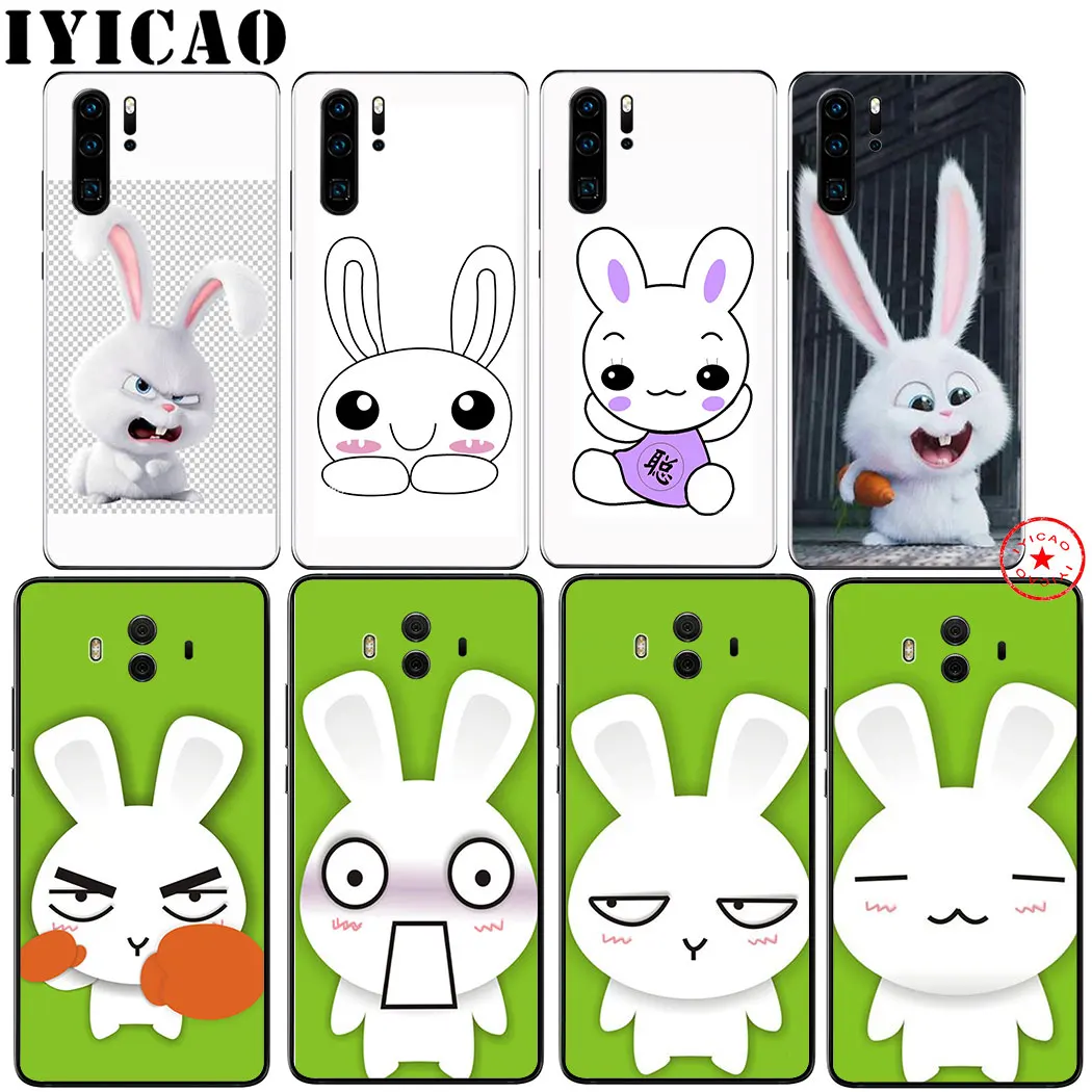IYICAO кролик B мягкий чехол для huawei Honor 20 10 9 9X 8X 8C 7X 7C 7A 6A Lite рro вид Примечание iPhone X