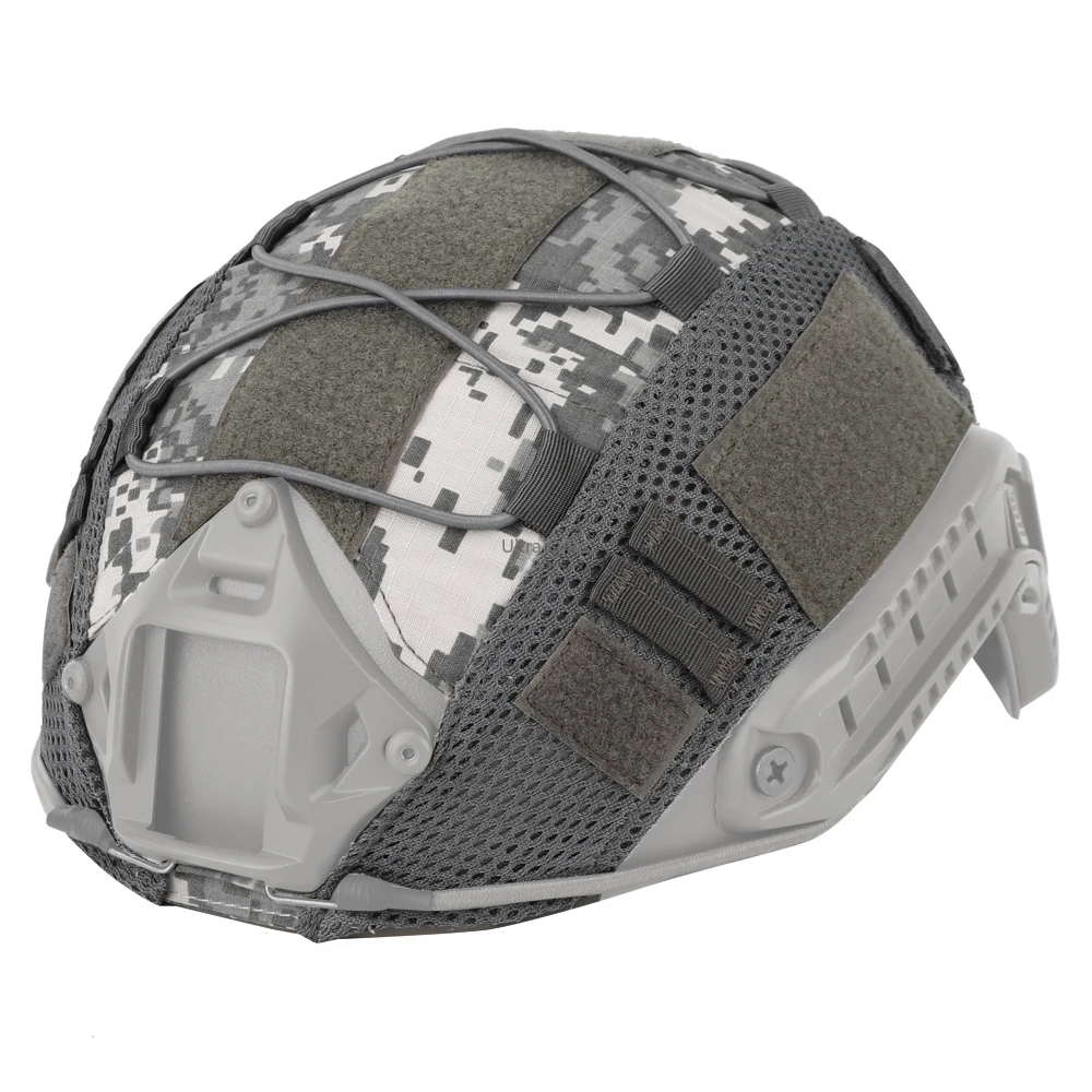 

Tactical Military Helmet Covers Camouflage Paintball Shooting Helmet Cover Army Wargame Gear Hunting Accessory for FAST Helmets
