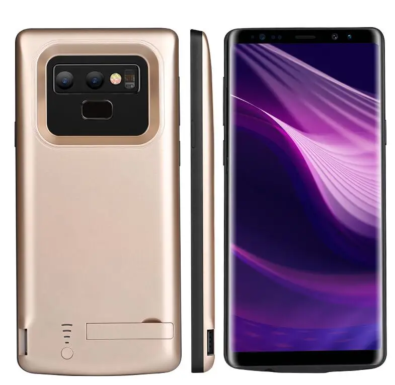 Золотой 5000mAh Note 9 аккумулятор чехол для samsung Galaxy Note 9 крышка питания для samsung Galaxy Note 9 USB зарядное устройство Capa Fundas для Android - Цвет: Золотой