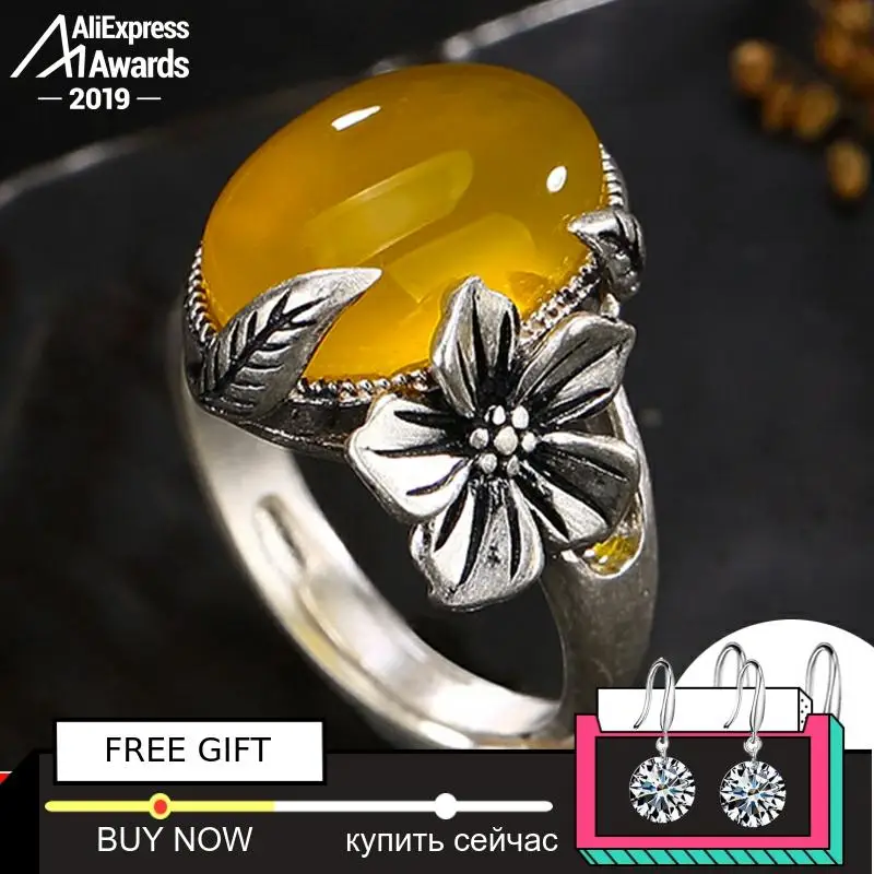 Не поддельные Израиль S925 изысканные антикварные магазин кольцо стерлингового серебра для женщин ручной работы Винтаж натуральный ремесленник Прибалтики натуральный драгоценный камень янтарь