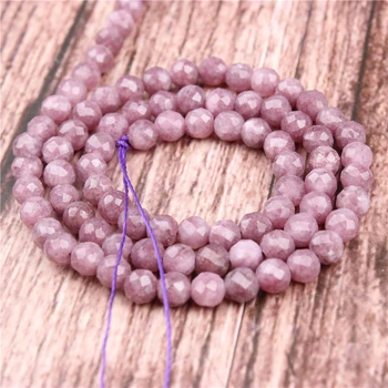 

Purple Jade Beads Natural Stone Beads 2/3/4mm Pine Beads Space Beads Jewelry Making Necklace DIY