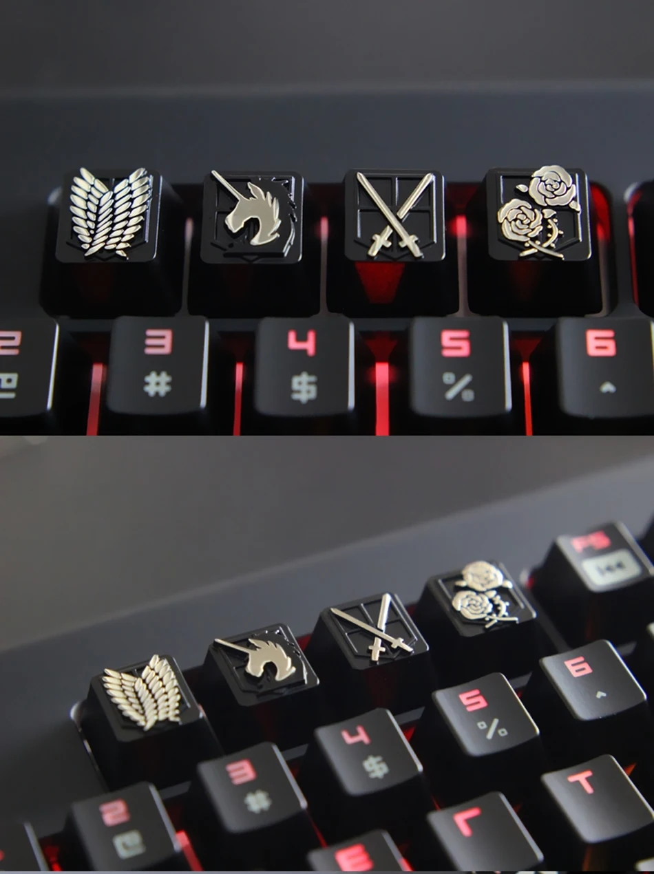 Аксессуары для клавиатуры цинк-алюминий механическая клавиатура Keycap для персонализации для ПК механическая клавиатура R4 высота