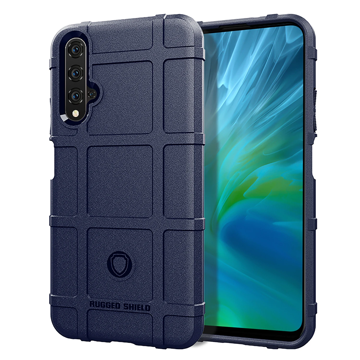 Силикон из углеродного волокна чехол для телефона huawei Nova 5T чехол прочный Броня амортизация ударопрочный чехол для huawei Nova5T чехол