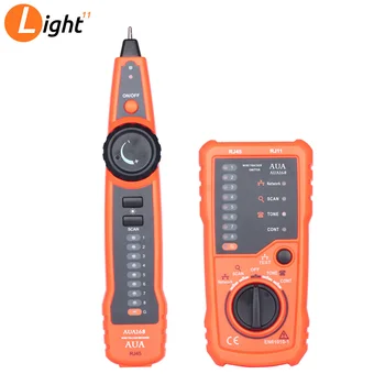 

High Quality AUA168 RJ11 RJ45 Cat5e 6 Phone Line Tracker Oscilloscope Carbon Powder Ethernet LAN Network Cable Tester Detector L