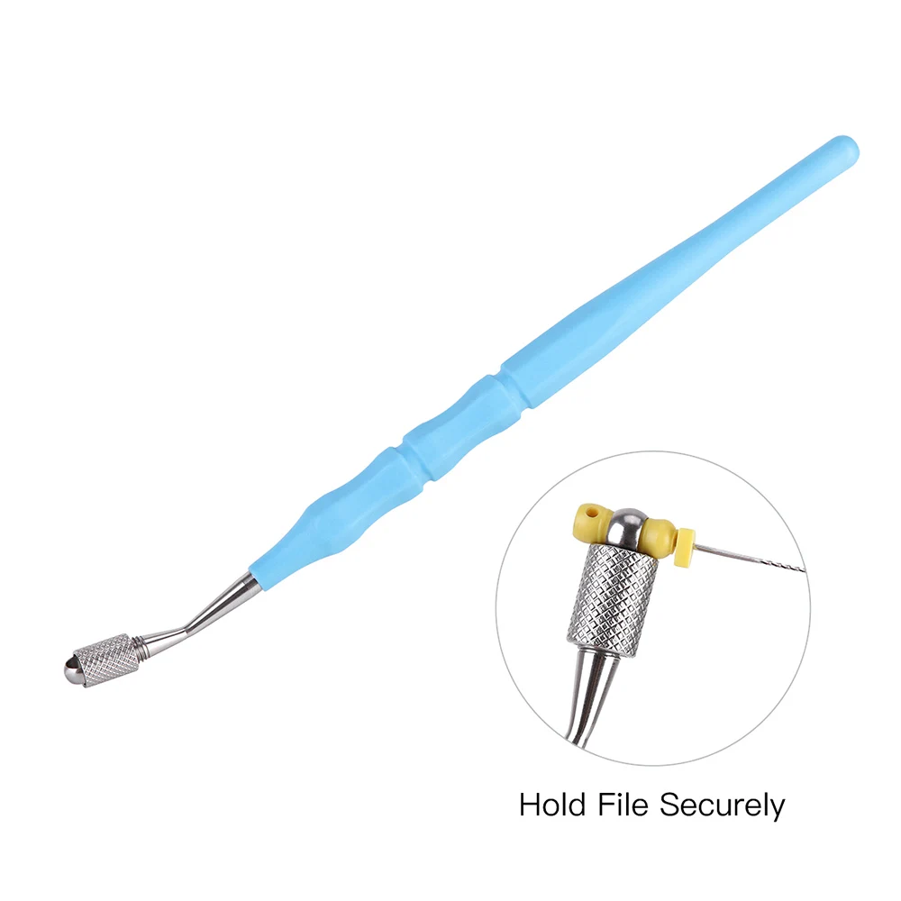 1 Stück AZDENT Dental Endodontischer Feilenhalter für H/K/R/C+ Feilen, Handfeilen, Endodontische Instrumente, Zahnarztwerkzeuge – Detail 2