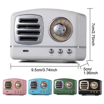 

Portable Bluetooth Speaker Retro Mini Portable Wireless Bluetooth Speaker USB/TF Card Music Player Subwoofer Speaker Party gifts