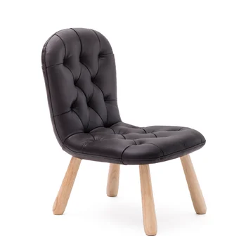

Multicolor Solid Wood Children's Chair Robust and Durable Baby Bench Kindergarten and Home Furniture Rubber Wood & PU Leather