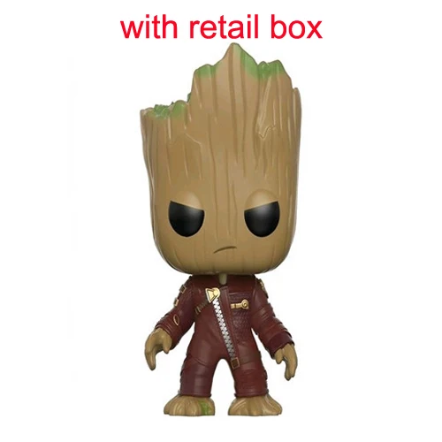 212 tree with box Персонажи Marvel ракета енот звезда-владыка гамора Дракс Разрушитель грутс каваи 10 см фигурка игрушки - Цвет: 212 tree with box