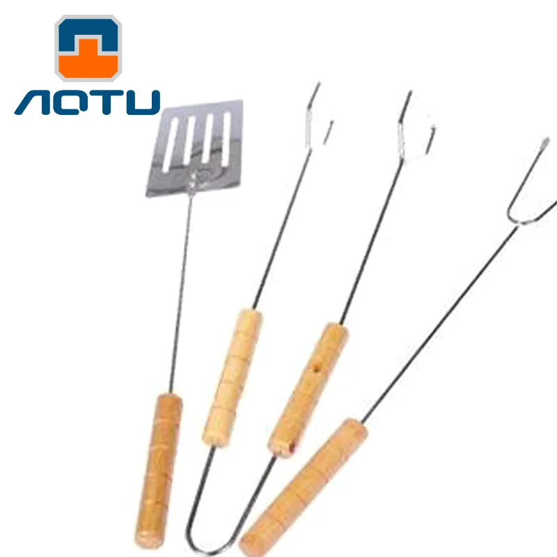 

Meat Fork Meat Clip Dish Barbecue Utensils Barbecue Three-piece Set with Baking Needle Baking Shovel Baking Clip AT6356 Capacity