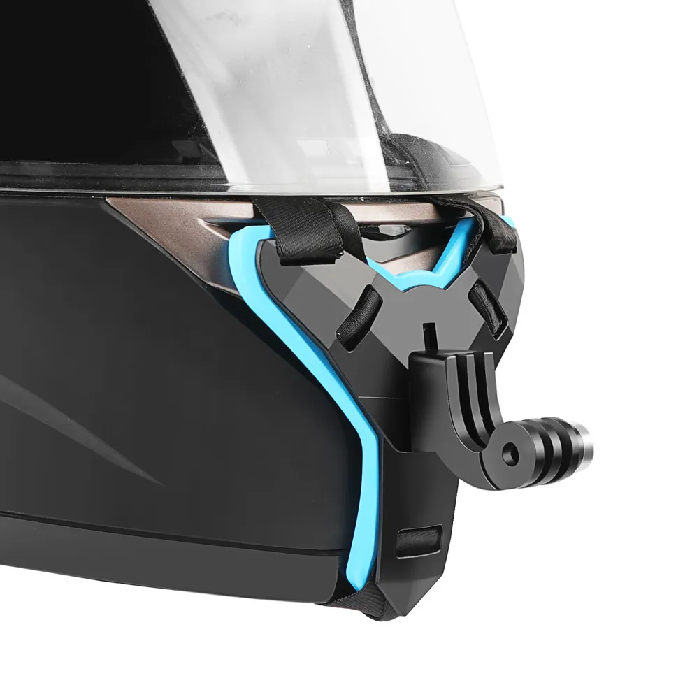 

Accessories For GoPro Hero 7 6 5 Motorcycle Helmet Front Fixed Mount Bracket Adapter For DJI Osmo Action Yi 4K Insta360 SJCAM