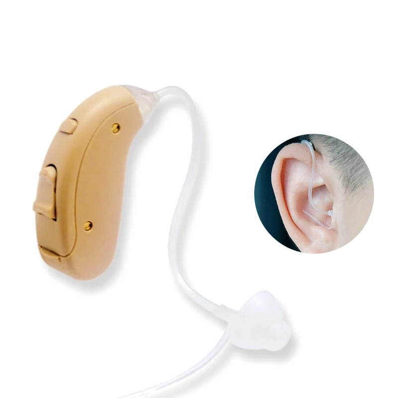 702 Digital Hearing Aid Portable Small Mini Best Sound Amplifier Adjustable Tone Noise Cancelling H