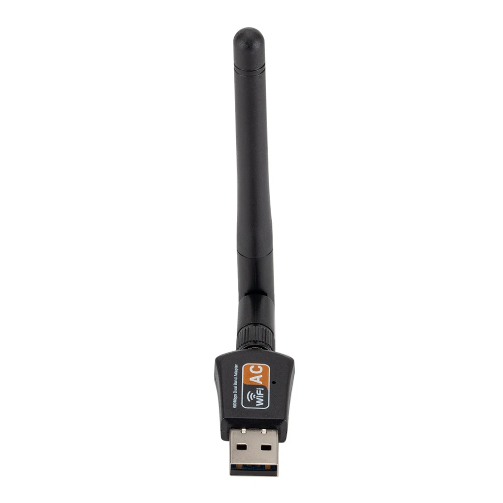 Сетевые карты Wifi адаптер USB Двухдиапазонный 600 Мбит/с 5/2. 4 ГГц LAN антенна ключ Wifi для Win 7 8 10 Mac Vista Windows XP