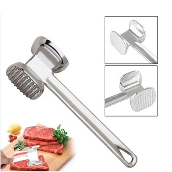 

High Quality Aluminum Alloy Loose Tenderizers Meat Hammer Pounders Knock-sided For Steak Pork Kitchen Tools